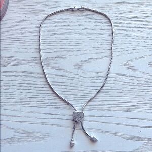 Brighton Bolo Style Adjustable Heart Pendant Necklace